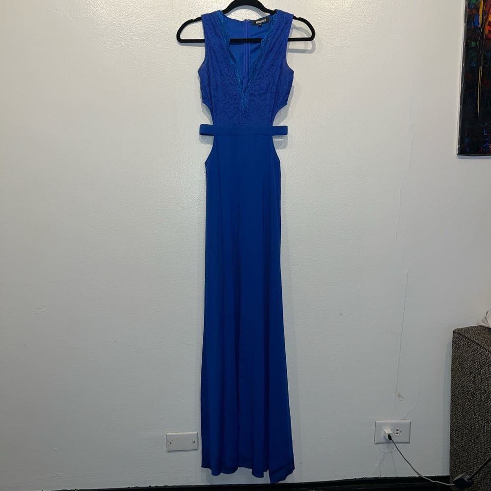 Blue maxi dress